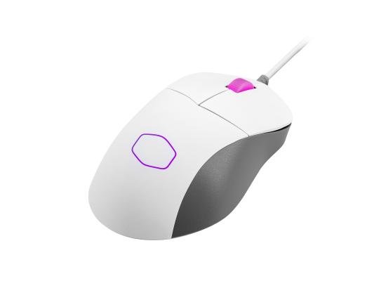 Cooler Master MM730 RGB 48g Lightweight 16,000 DPI Optical Sensor,Wired Gaming Mouse-Matte White