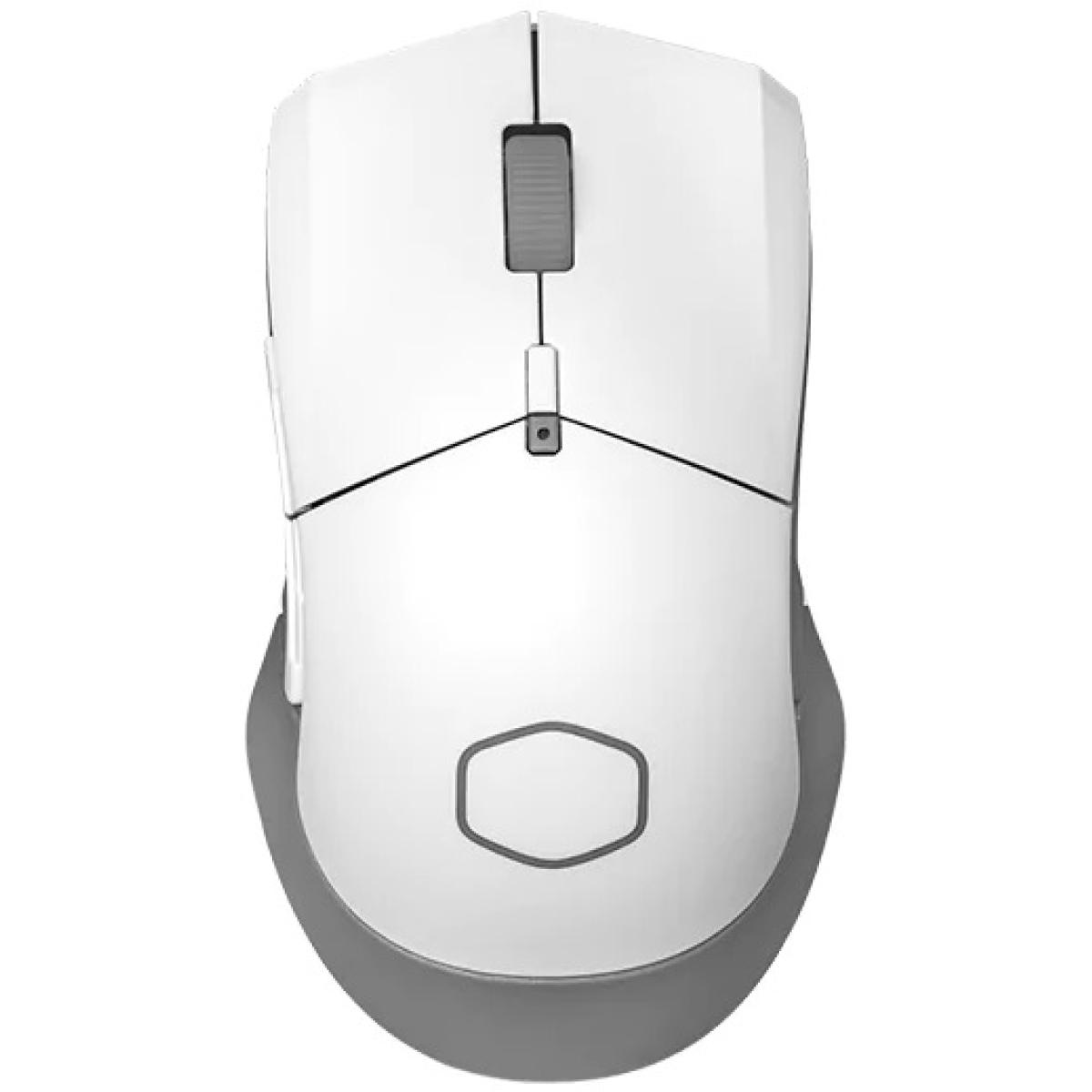 Cooler Master MM311 Wireless (2.4GHz) Gaming Mouse, Lightweight 77g w/ AA battery included, 10K DPI Optical Sensor - Matte White