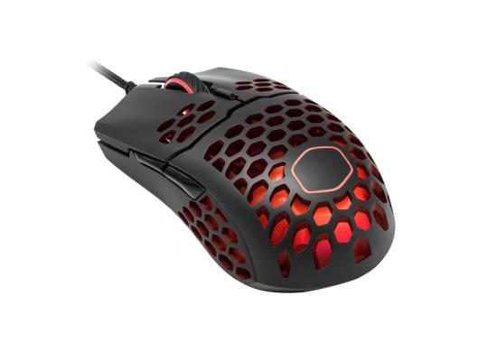 Cooler Master MM711 Matte Black RGB 60G  with Lightweight 16,000 DPI Gaming Mouse