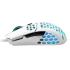 Cooler Master MM711 Glossy White RGB 60G  with Lightweight 16,000 DPI Gaming Mouse