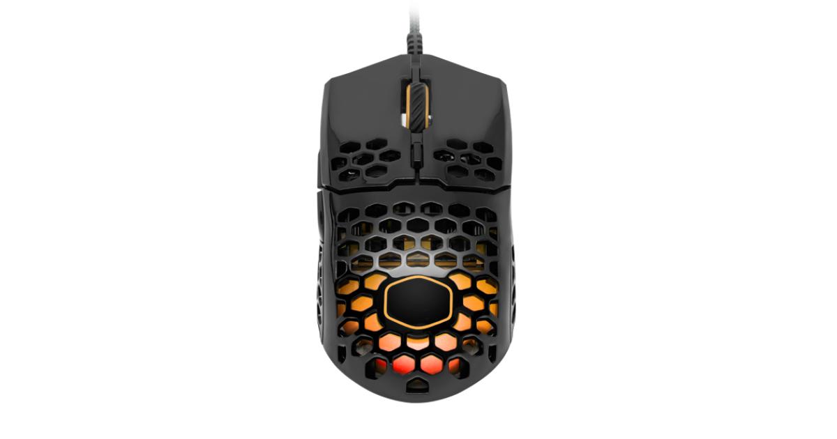 Cooler Master MM711 Glossy Black RGB 60G with Lightweight 16,000 DPI ...