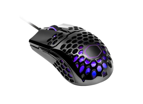 Cooler Master MM711 Glossy Black RGB 60G  with Lightweight 16,000 DPI Gaming Mouse
