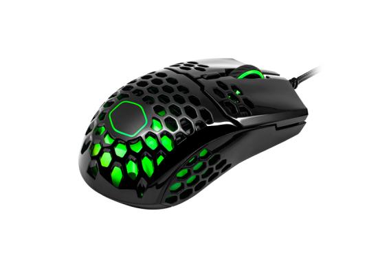 Cooler Master MM711 Glossy Black RGB 60G  with Lightweight 16,000 DPI Gaming Mouse