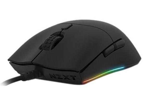 NZXT Lift Lightweight Ambidextrous RGB Optical Mouse 16K DPI, 67g w/ Omron Mechanical Switches & Low-Drag Cable -Black