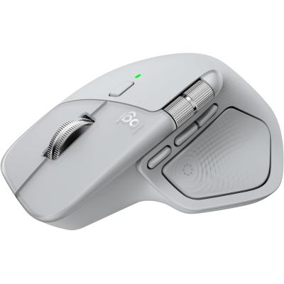 Logitech MX Master 4, Ergonomic Wireless Mouse with Advanced Performance Haptic Feedback, Ultra-Fast Scrolling, USB-C Charging, Bluetooth, Windows, MacOS - Gray