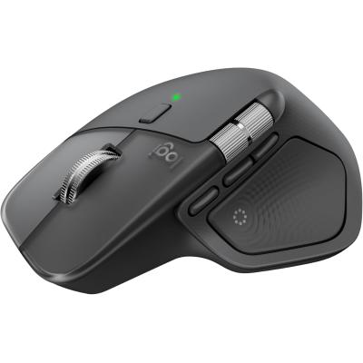 Logitech MX Master 4, Ergonomic Wireless Mouse with Advanced Performance Haptic Feedback, Ultra-Fast Scrolling, USB-C Charging, Bluetooth, Windows, MacOS - Graphite