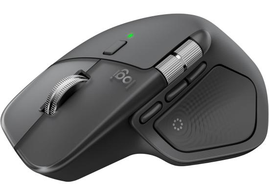 Logitech MX Master 4, Ergonomic Wireless Mouse with Advanced Performance Haptic Feedback, Ultra-Fast Scrolling, USB-C Charging, Bluetooth, Windows, MacOS - Graphite