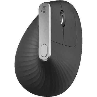 Logitech MX Vertical Wireless Mouse – Ergonomic Design Reduces Muscle Strain, Windows and Apple Computers, Graphite