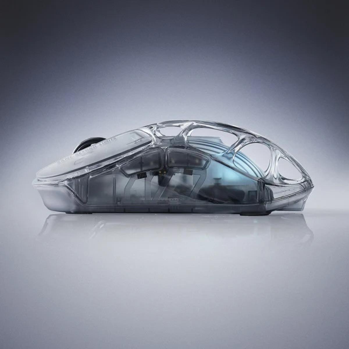 GravaStar Mercury X Air Gaming Mouse With 32,000 DPI , PAW 3950 Sensor – 8K Wireless Dongle Included, Tri-mode (Wired / Bluetooth 5.1 / 2.4GHz Wireless).