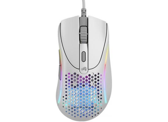 Glorious Model D 2 (White) RGB Wired Gaming Mouse 58g Lightweight, 26K DPI w/6 Programmable Buttons & Ergonomic Design