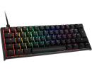 Ducky One 2 Mini 60% RGB (Cherry MX Blue) Double-Shot, Detachable USB Type-C Wired Black Mechanical Gaming Keyboard 