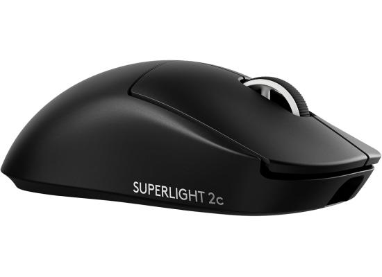 Pro X Superlight 2c Wireless Gaming Mouse: 51g Compact Mini Size, Symmetrical Shape, <8 kHz Polling, 44K DPI, PowerPlay Wireless Charging Supported, USB-C, 5 Programmable Buttons, For PC/Mac - Black