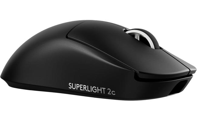 Pro X Superlight 2c Wireless Gaming Mouse: 51g Compact Mini Size, Symmetrical Shape, <8 kHz Polling, 44K DPI, PowerPlay Wireless Charging Supported, USB-C, 5 Programmable Buttons, For PC/Mac - Black