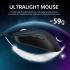 ATTACK SHARK R1 Wireless Gaming Mouse,Tri-Mode Connection (2.4G/Wired/BT5.2),55g Lightweight,18K DPI Optical Sensor,HUYU 20 Million Key Life,Ergonomic Design,for PC/Laptop/Win/Mac(Black)