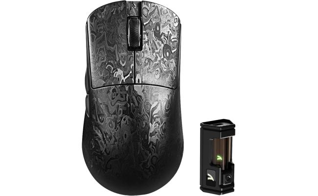 ATTACK SHARK R11 Ultra 8K Carbon Fiber Wireless Gaming Mouse,PAW3950 MAX Sensor,49g Ultra-Lightweight,Nordic 52840 MCU Chip,42000 DPI,Wired/BT/2.4GHz Wirelss Programmable Mouse for PC/Mac, (Forged Black) ATTACK SHARK R11 Ultra 8K Carbon Fiber Wireless Gaming Mouse,PAW3950 MAX Sensor,49g Ultra-Lightweight,Nordic 52840 MCU Chip,42000 DPI,Wired/BT/2.4GHz Wirelss Programmable Mouse for PC/Mac, (Forged Black)