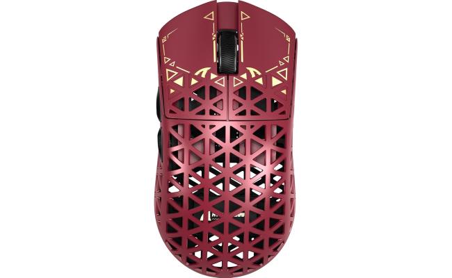 ATTACK SHARK R5Ultra 8K Carbon Fiber Wireless Gaming Mouse with 42000 DPI -PAW3950 MAX Sensor -39g Ultra-Lightweight-Nordic 52840 MCU Chip-Wired/BT/2.4GHz Wirelss Programmable Mouse for PC/Mac (Red) ATTACK SHARK R5Ultra 8K Carbon Fiber Wireless Gaming Mouse with 42000 DPI -PAW3950 MAX Sensor -39g Ultra-Lightweight-Nordic 52840 MCU Chip-Wired/BT/2.4GHz Wirelss Programmable Mouse for PC/Mac (Red)