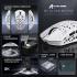 ATTACK SHARK R5Ultra 8K Carbon Fiber Wireless Gaming Mouse with 42000 DPI -PAW3950 MAX Sensor -39g Ultra-Lightweight-Nordic 52840 MCU Chip-Wired/BT/2.4GHz Wirelss Programmable Mouse for PC/Mac (White) ATTACK SHARK R5Ultra 8K Carbon Fiber Wireless Gaming Mouse with 42000 DPI -PAW3950 MAX Sensor -39g Ultra-Lightweight-Nordic 52840 MCU Chip-Wired/BT/2.4GHz Wirelss Programmable Mouse for PC/Mac (White)