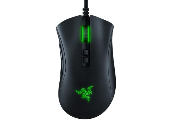 Razer DeathAdder V2 Wired Gaming Mouse 20K DPI Optical Sensor Fastest Switch Chroma RGB Lighting  8 Programmable Buttons-Black