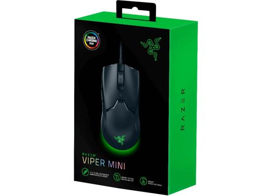 Razer Viper MinI LightWeight Wired Gaming Mouse 8500 DPI Optical Switch Chroma RGB Lighting w/ 6 Programmable Buttons-Black