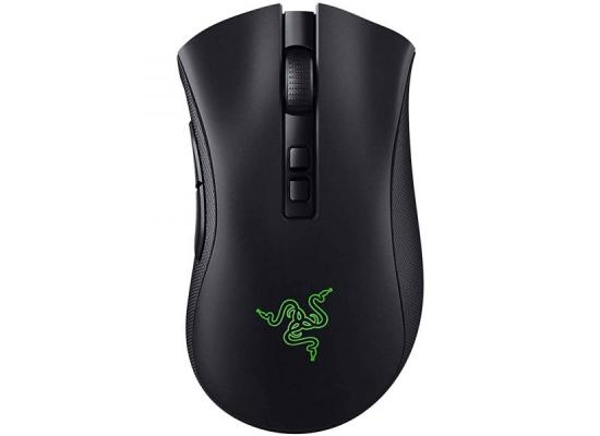 Razer DeathAdder V2 PRO Wireless (3 Connection Types) Gaming Mouse 20K DPI 2nd Gen Optical Switch 70 Hours of Battery Chroma RGB Lighting w/ 8 Programmable Buttons-Black
