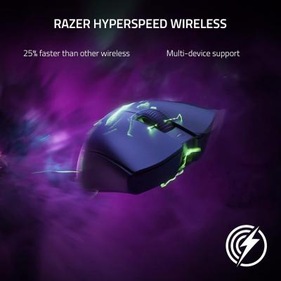 Razer DeathAdder V3 Pro Gaming Mouse: 63g Ultra Lightweight - Focus Pro 30K Optical Sensor - Fast Optical Switches Gen-3 - HyperSpeed Wireless - 5 Programmable Buttons - 90 Hr Battery - Black