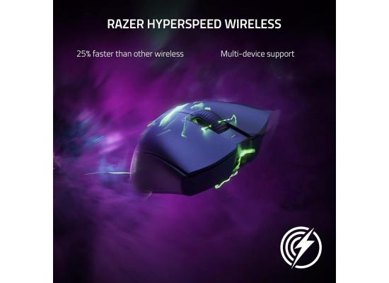 Razer DeathAdder V3 Pro Gaming Mouse: 63g Ultra Lightweight - Focus Pro 30K Optical Sensor - Fast Optical Switches Gen-3 - HyperSpeed Wireless - 5 Programmable Buttons - 90 Hr Battery - Black