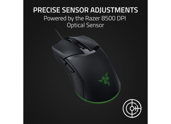 Razer Cobra Chroma RGB Lightweight Wired Gaming Mouse 58g Lightweight Design w/Gen-3 Optical Switches Precise 8500 DPI Optical Sensor- Black