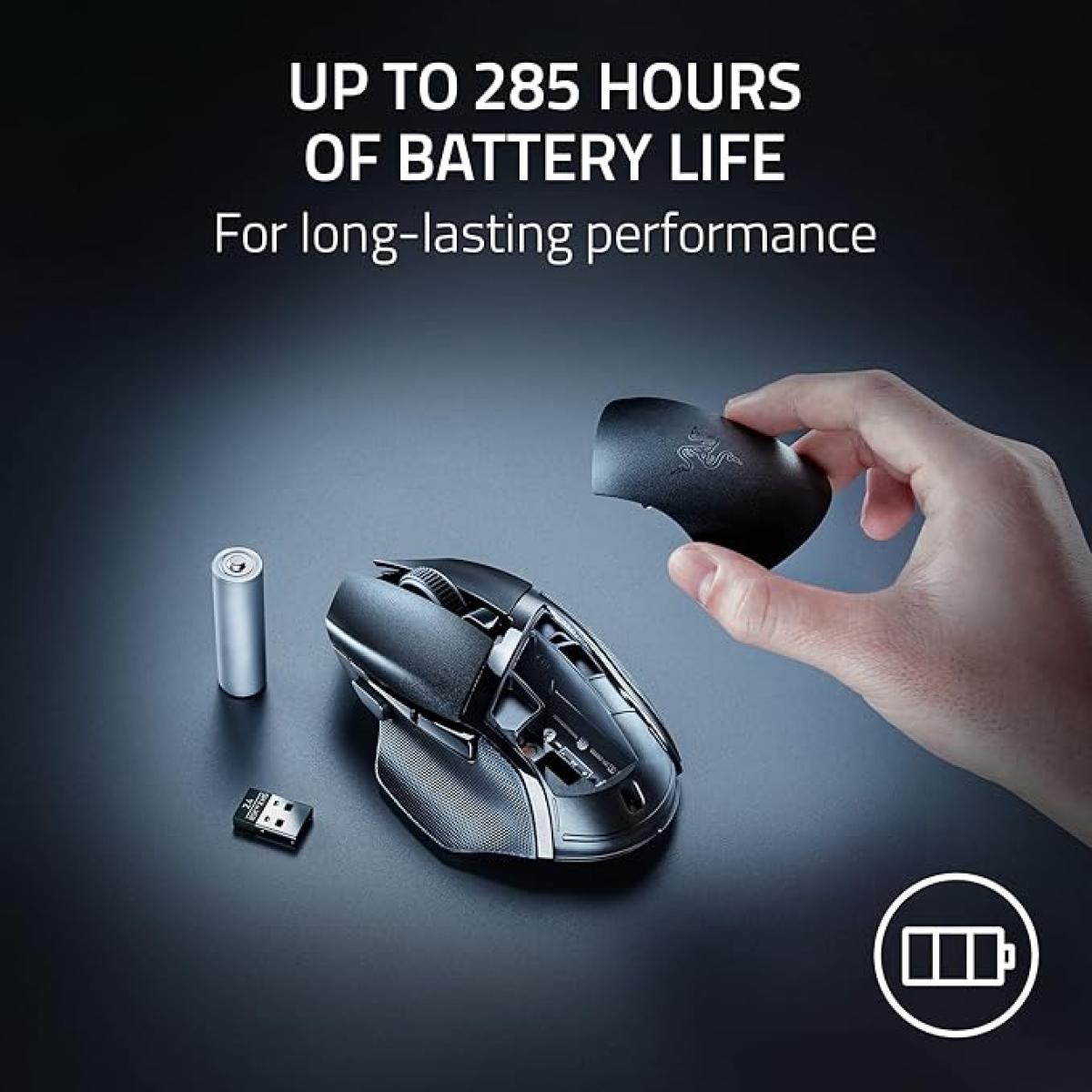 Razer Basilisk V3 X HyperSpeed Chroma RGB Wireless+Bluetooth Gaming ...