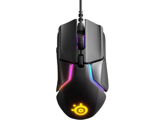 SteelSeries Rival 600 TrueMove3+ Optical Sensor, Precision Esports Wired RGB Gaming Mouse w/ Dual Sensor 12000 CPI, Customizable Weight Up To 128 g