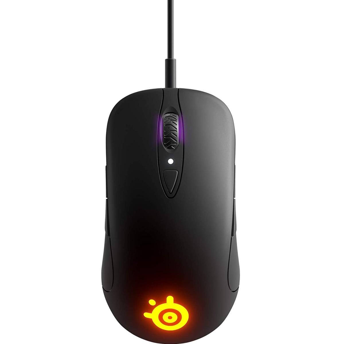 SteelSeries Sensei Ten RGB TrueMove Pro Optical Sensor Wired Gaming Mouse,18000 DPI , Ambidextrous, 8 Programmable Buttons