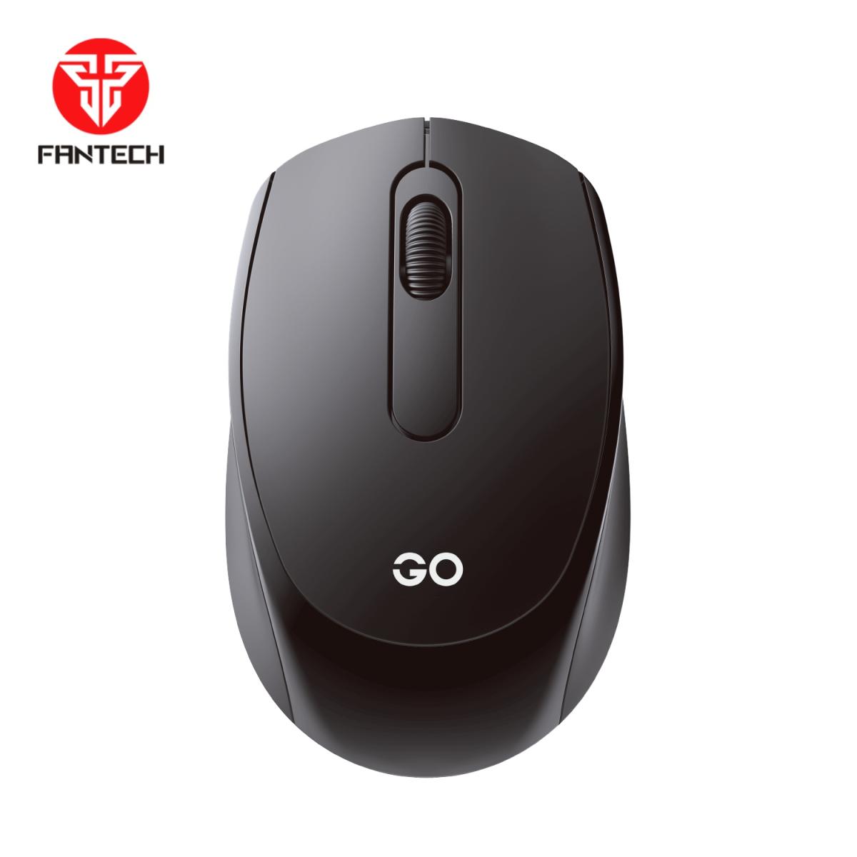 FANTECH GO W603 Wireless Mouse 2.4 Ghz Silent Click 1600 DPi Black