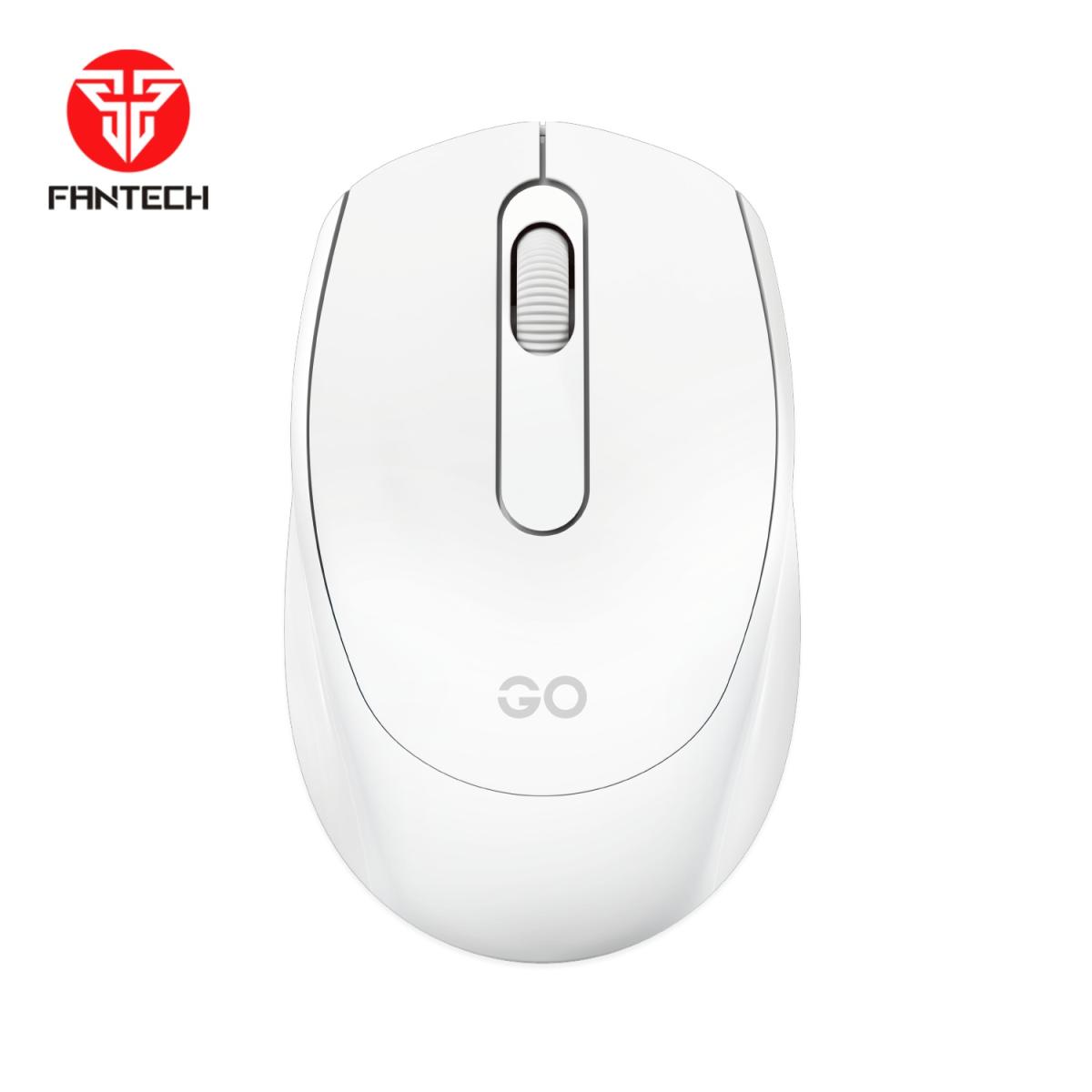 FANTECH GO W603 Wireless Mouse 2.4 Ghz Silent Click 1600 DPi White