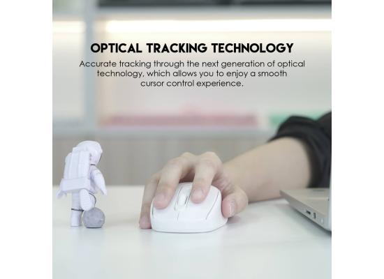 FANTECH GO W603 Wireless Mouse 2.4 Ghz Silent Click 1600 DPi White