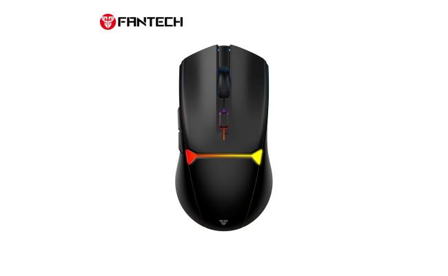 FANTECH WG7V2 CRYPTO II Wireless Gaming Mouse - White, Switch Lifetime: 20 Million Clicks Sensor: Optical Gaming Sensor DPI (Max): 12000 DPI-Black