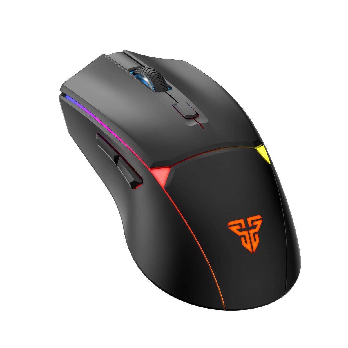 Fantech WG7V2RD CRYPTO II Wireless Gaming Mouse, Up to 70 Hours Playtime, ideal for precise control and fast reactions - Black
