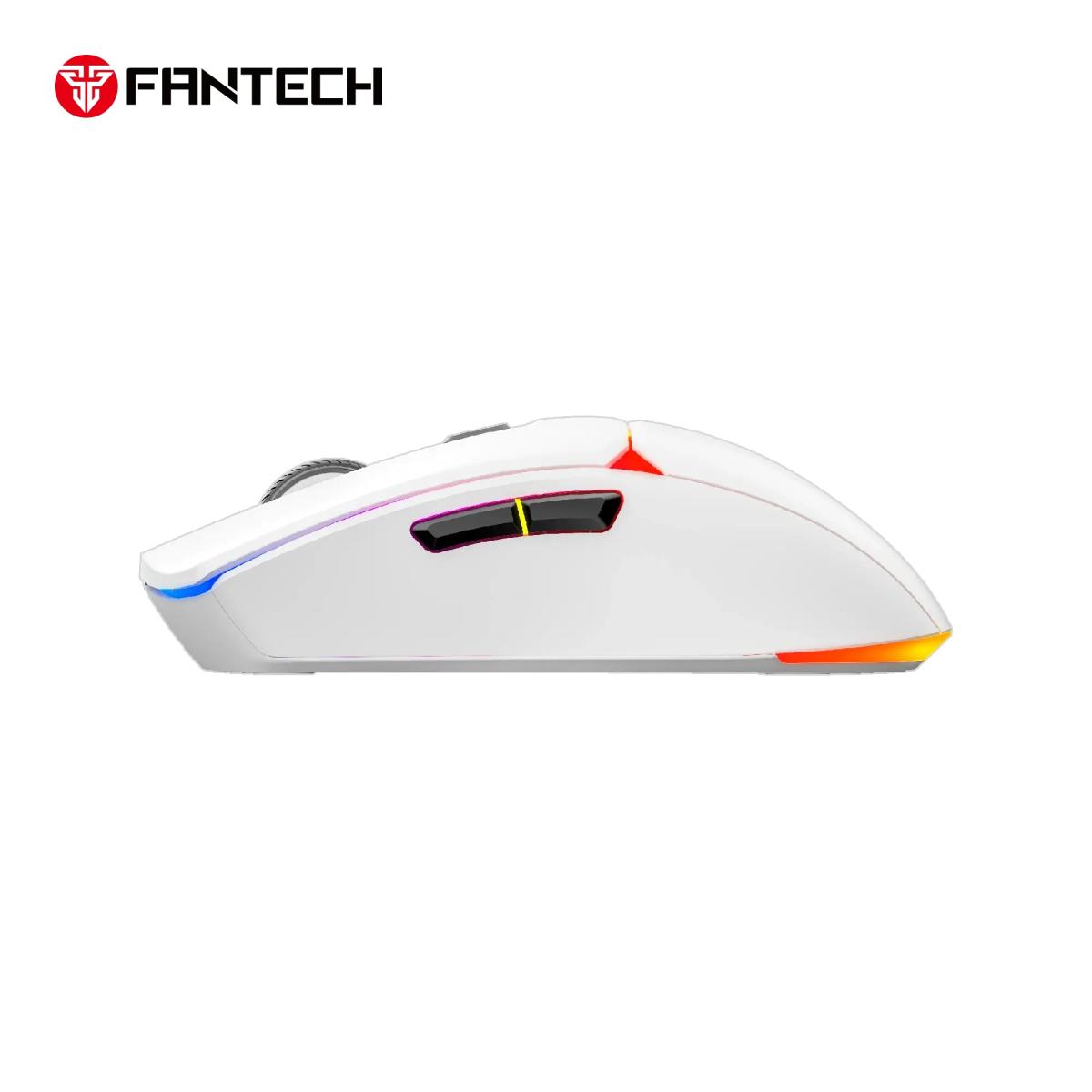 FANTECH WG7V2 CRYPTO II Wireless Gaming Mouse - White, Switch Lifetime: 20 Million Clicks Sensor: Optical Gaming Sensor DPI (Max): 12000 DPI-White