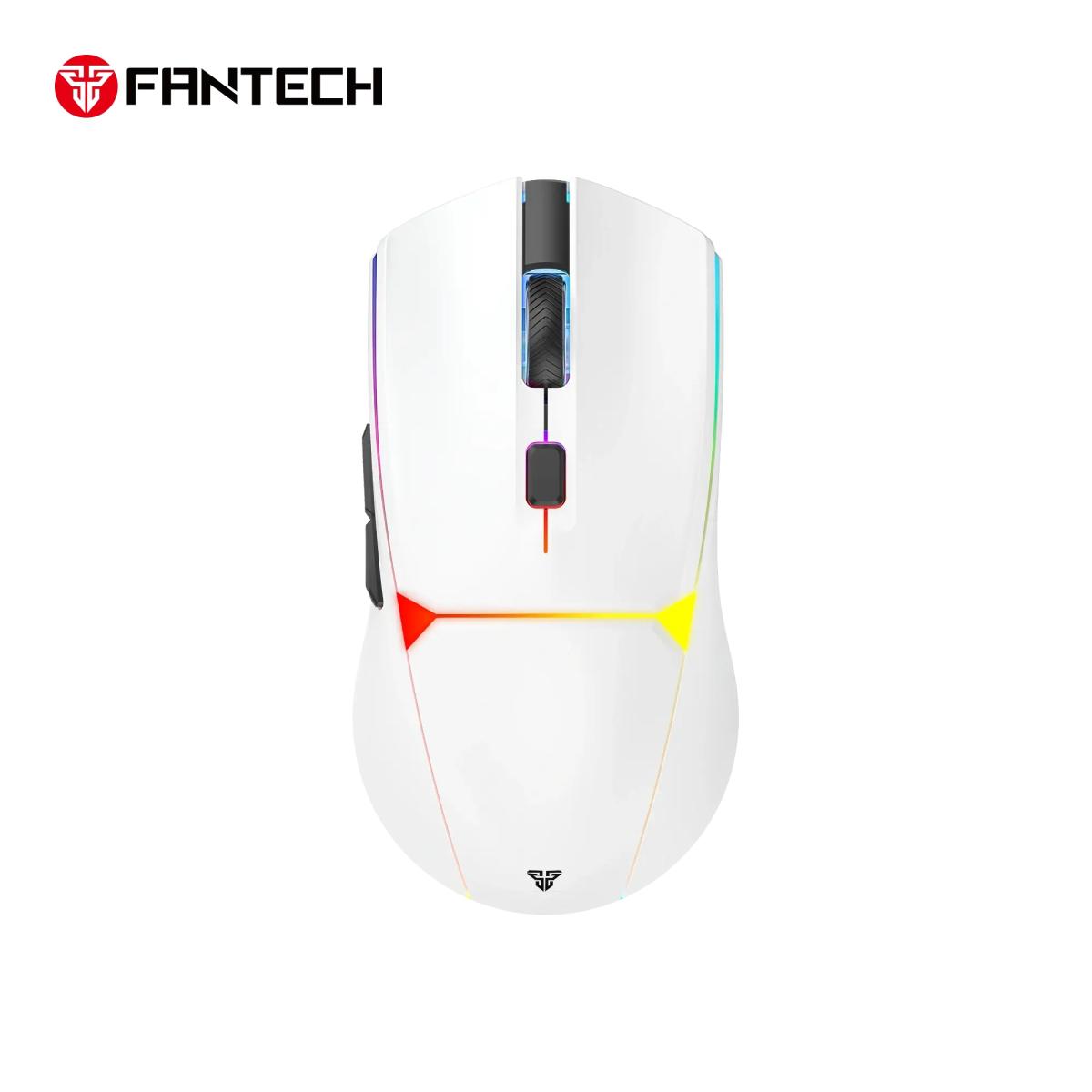 FANTECH WG7V2 CRYPTO II Wireless Gaming Mouse - White, Switch Lifetime: 20 Million Clicks Sensor: Optical Gaming Sensor DPI (Max): 12000 DPI-White