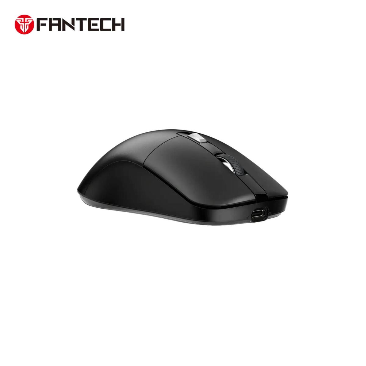 FANTECH KANATA S WG9S WIRELESS GAMING MOUSE-MAXFIT WIRELESS GAMING MOUSE - Dual Mode Connection - Responsive & Accurate Sensor, Grippy Coating-Black