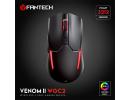 FANTECH VENOM II WGC2 RGB (Vibe Edition Black) 2.4GHz Wireless Gaming Mouse w/ Optical Sensor, Up To 4000 DPI, Rechargeable 400mAh Battery 