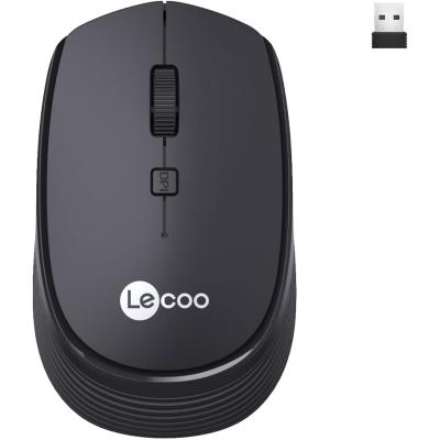 Lecoo WS202 1600 DPI Wireless Mouse Black, Discover comfort in the work and office mouse.