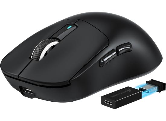 ATTACK SHARK X3PRO 4K/8K Lightweight Wireless Gaming Mouse with Tri-Mode(Wired/2.4GHz/BT),PAW3395 Optical Sensor,26K DPI,Kailh GM8.0 Switch,Long Battery,7 Buttons for PC/Laptop/Win/Mac(Black)