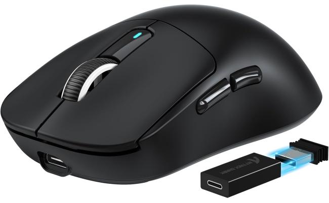 ATTACK SHARK X3PRO 4K/8K Lightweight Wireless Gaming Mouse with Tri-Mode(Wired/2.4GHz/BT),PAW3395 Optical Sensor,26K DPI,Kailh GM8.0 Switch,Long Battery,7 Buttons for PC/Laptop/Win/Mac(Black) ATTACK SHARK X3PRO 4K/8K Lightweight Wireless Gaming Mouse with Tri-Mode(Wired/2.4GHz/BT),PAW3395 Optical Sensor,26K DPI,Kailh GM8.0 Switch,Long Battery,7 Buttons for PC/Laptop/Win/Mac(Black)