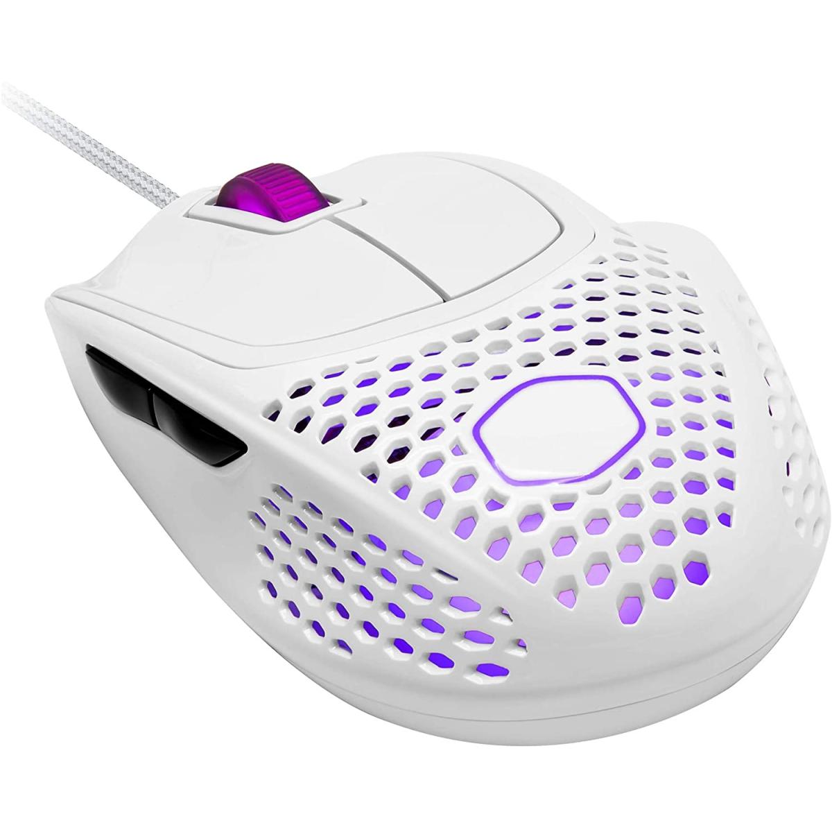 Cooler Master MM720 Matte White RGB with Lightweight 49g 16,000 DPI IP58 Gaming Mouse