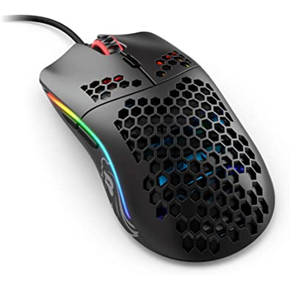Glorious Model D MINUS (Matte Black) Gaming Mouse 12000DPI Pixart 3360 Optical Sensor RGB 61G