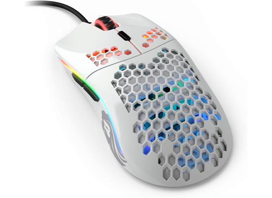 Glorious Model O (Glossy white) Gaming Mouse 12000DPI  Pixart 3360 Optical Sensor RGB 69G