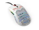 Glorious Model O Minus (Glossy White) Gaming Mouse 12000DPI  Pixart 3360 Optical Sensor RGB 59G - Small Hand