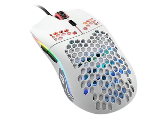 Glorious Model D Minus (Matte White) Gaming Mouse 12000DPI  Pixart 3360 Optical Sensor RGB 61G - small hand