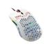 Glorious Model O Minus (Glossy White) Gaming Mouse 12000DPI  Pixart 3360 Optical Sensor RGB 59G - Small Hand