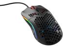 Glorious Model O Minus (Glossy Black) Gaming Mouse 12000DPI  Pixart 3360 Optical Sensor RGB 59G - Small Hand