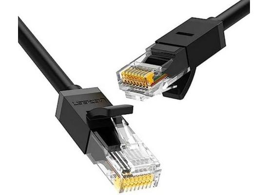 UGREEN NW102-20160 2M Cat 6 U/UTP Lan Cable with Gold-Plated conductor, 8-Core Twisted-Pair & Data Transmission Upto 1000MBPS - Black